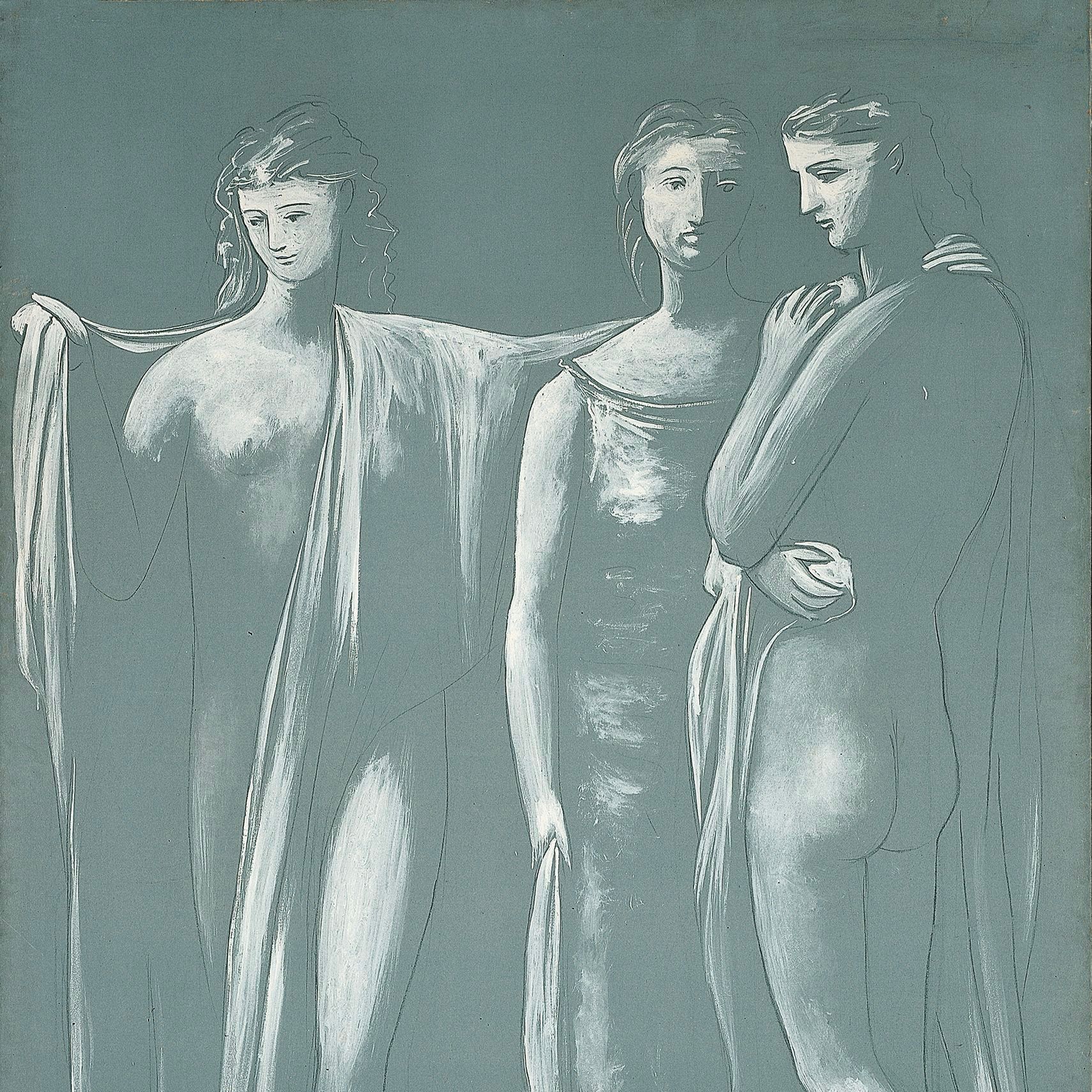 ピカソ、ETUDE POUR LES TROIS GRACES The Three Graces | Museo Picasso Málaga