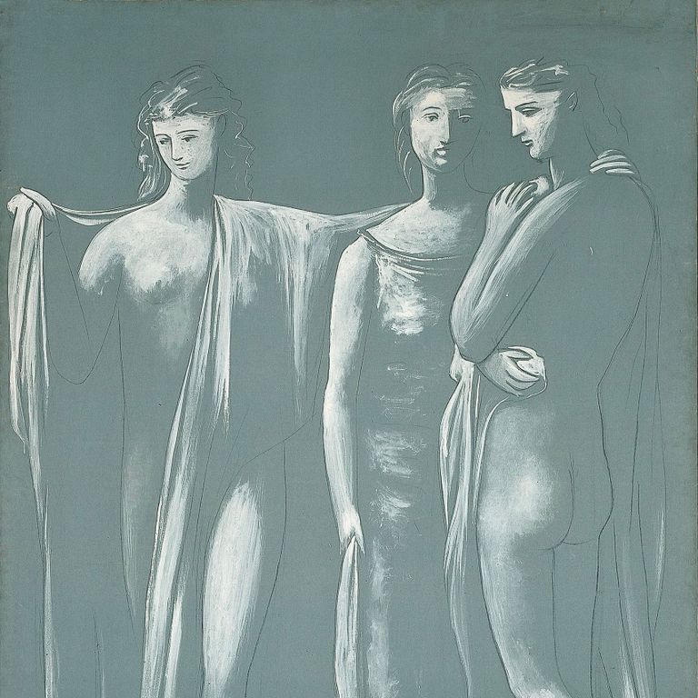 Pablo Ruiz Picasso 【Man and Woman】 Man and woman Pablo Picasso • Painting, 1971, 163×131 cm